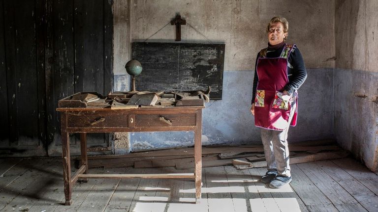 A exposici�n sobre as escolas rurais galegas, en imaxes