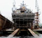 El accidente ocurri� a bordo de una fragata noruega en gradas.