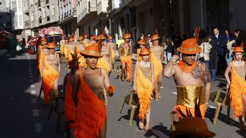 Desfile del s�bado de pi�ata en Celanova