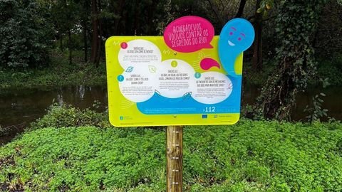Se instalaron 11 paneles informativos entre el ro Morto y el Xunderama