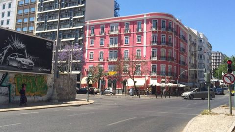 Imagen de la avenida das Foras Armadas, en Lisboa, donde se produjo el accidente.