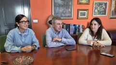 Los alcaldes de Vilamart�n, Sherezade N��ez; O Barco, Aurentino Alonso, y A R�a, Mar�a G. Albert.
