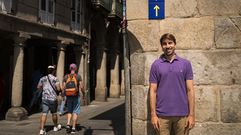 Diego Santos,que reside en Madrid pero nunca deja de visitar Pontevedra, su ciudad natal.