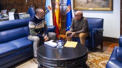 El presidente de la Diputacin, Jos Manuel Baltar, mantuvo un encuentro de trabajo  con el alcalde de A Merca, Jos Manuel Garrido.