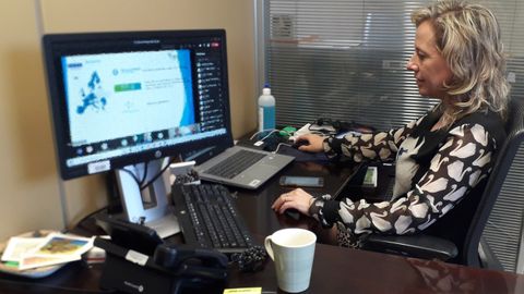 La directora general de Energ�a, Miner�a y Reactivaci�n, Belarmina D�az