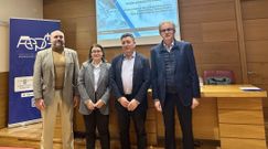 David Mart�nez Alonso, Ana Valado, Juan Carlos Blanco y Jos� Manuel D�az, ayer en la CEO