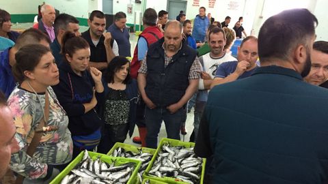 San Juan A Coru�a: ambiente en la lonja esta ma�ana 