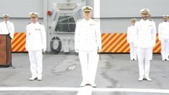 El acto estuvo presidido por el contralmirante Antonio Pintos