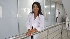 Nuria Iglesias, subdirectora de Prestaci�n Farmac�utica del �rea, este mi�rcoles en el Hospital Provincial de Pontevedra