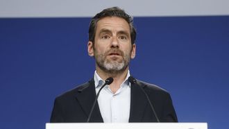 Borja Sémper, en rueda de prensa