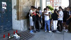 Noia acogi� el s�bado un acto en recuerdo de Miguel y Javier en el que se vivieron duros momentos entre los presentes