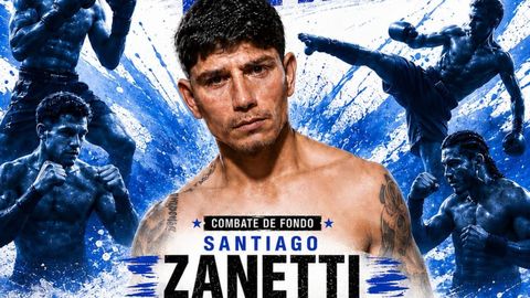 Cartel que anuncia la velada de boxeo del s�bado en FIMO