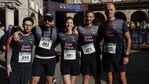 Carrera solidaria de la Guardia Civil en Ourense.