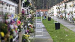 El cementerio municipal de Catabois est� al l�mite de su capacidad, a pesar de las sucesivas ampliaciones de nichos