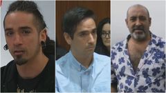 El antisistema Rodrigo Lanza cambi� radicalmente su imagen durante el juicio por el homicidio imprudente de V�ctor La�nez (derecha)