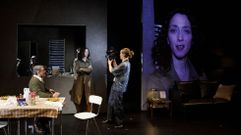 Un intre da obra Vulcano, que hoxe pecha o FIOT de Carballo 