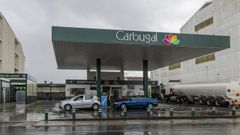 Una gasolinera en Brtoa, Carballo