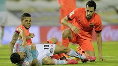 El Celta-Barcelona, en fotos