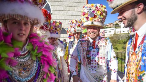 Madamas e Gal�ns en el entroido tradicional en Vilaboa