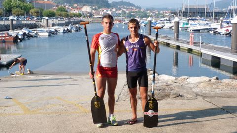 Sergio Vallejo y Adrin Sieiro. Bronce europeo en la categora C-2 1.000 metros