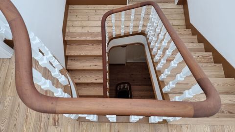 As� son los pisos del edificio modernista de la avenida de Oza