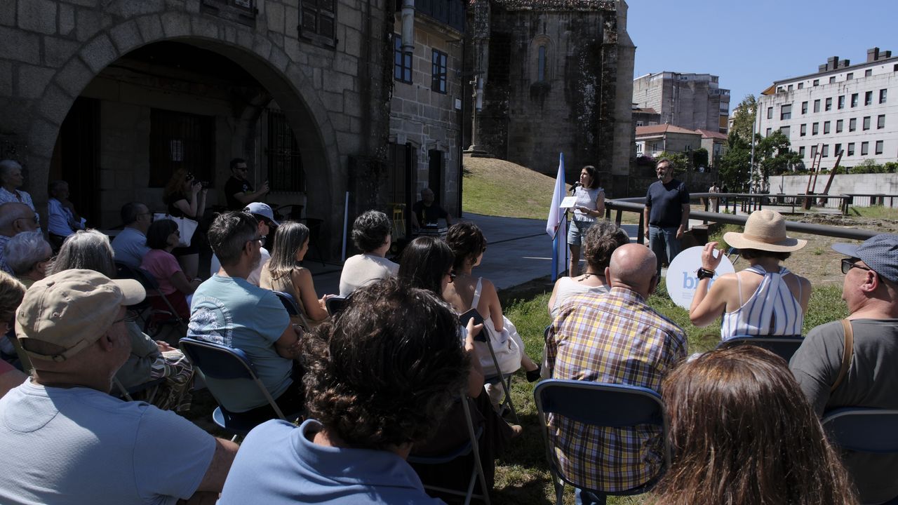 El BNG anticipa en Pontevedra el Día da Patria y cuestiona que el potencial de Galicia «está sendo roubado»