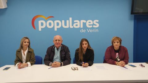 Rueda de prensa del grupo municipal del PP de Verín