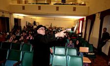 Reciente charla de Miguel Anxo Fern�ndez a alumnos del IES Gamallo Fierros de Ribadeo.