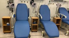 Instalaciones provisionales del Hospital de D�a de Oncolog�a en el Hospital P�blico de Valdeorras.
