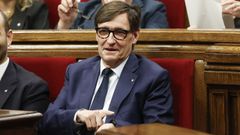 Salvador Illa en el Parlamento catal�n.