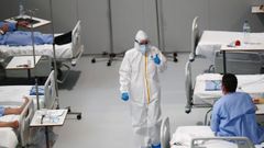 Los m�viles eran retirados a los pacientes que no quer�an ser trasladados al nuevo hospital Isabel Zendal