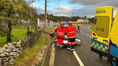 El accidente ocurri en Paderne de Allariz, en la carretera que comunica Ourense y Maceda.