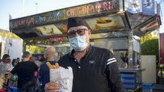 Pepe Vzquez, esta semana diante do seu posto no San Froiln