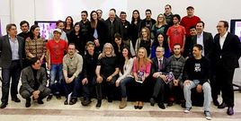El acto de apertura de Galician Connection reuni� al profesorado, participantes y autoridades.
