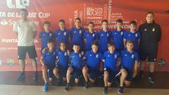 alevin real oviedo�Costa de La Luz Cup Santander.Equipo alev�n del Real Oviedo que acudi� a la Costa de La Luz Cup Santander