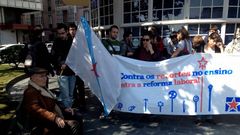 Manifestaci�n contra los recortes en la educaci�n