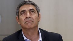 El director general de la Polic�a, Josep Lluis Trapero, durante una comparecencia en junio