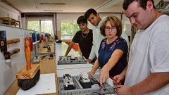 Imagen del nuevo CIFP Fontecarmoa, en Vilagarc�a. En O Saln�s creci� un 12�% la matr�cula.