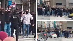 Altercados entre aficionados del Racing de Ferrol y el Lugo, este s�bado al mediod�a