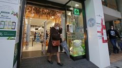 Farmacia de Pontevedra durante la pandemia