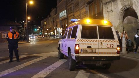 Foto de archivo de una intervenci�n de Protecci�n Civil en Viveiro