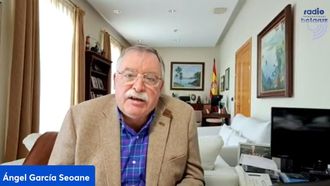 �ngel Garc�a Seoane en un fotograma de la entrevista concedida al medio de Bielorrusia