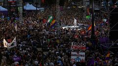 Podemos saca m�sculo en la calle para impulsar la moci�n de censura contra Rajoy