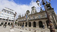 Imaxe de arquivo do consistorio de Lugo.
