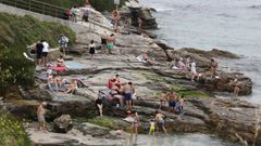 Imagen de archivo de la zona de rocas en la que se pide que se extremen las precauciones