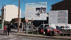 Profusi�n de carteles de obra en Salceda