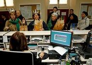 Los trabajadores entregaron el carb�n en el Registro.