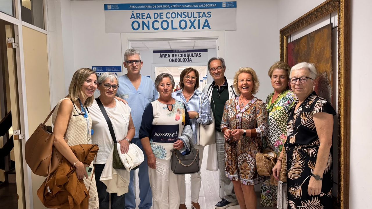 El especial vínculo de la asociación Esperanza de Burela con el Hospital Universitario de Ourense