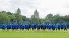 Foto grupal del Real Oviedo en El Requexn