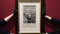 La litograf�a �El Grito�, del artista noruego Edvard Munch
